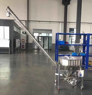 Stainless Steel Spiral Powder Particles Continuous Transport Sealed Conveyor