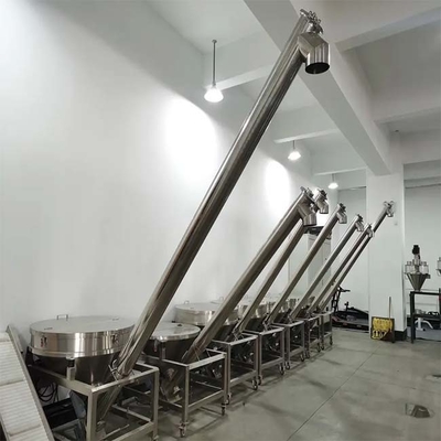 Stainless Steel Spiral Powder Particles Continuous Transport Sealed Conveyor