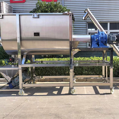 High yield stainless steel supports customization Ribbon Blender Machine for powder particle mixers