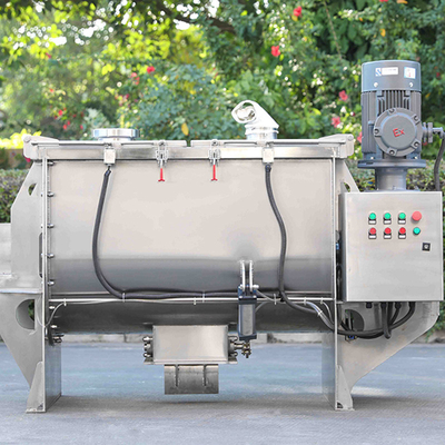 High yield stainless steel supports customization Ribbon Blender Machine for powder particle mixers