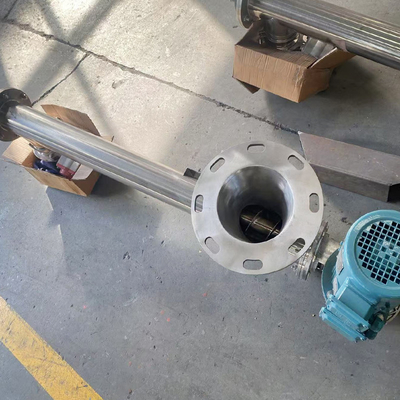 Stainless Steel Tubular Screw Conveyor Efficient Feeding Equipment