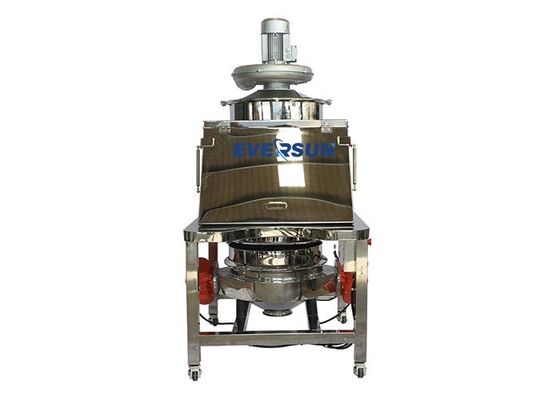 Stainless Steel Feeding Station Big Bag Dumping Station With Vibrating Screen