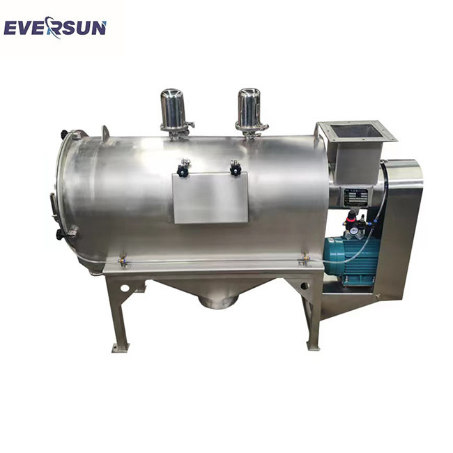 Coffee Powder Screening Airflow Centrifugal Sieving Machine For Granules Powder