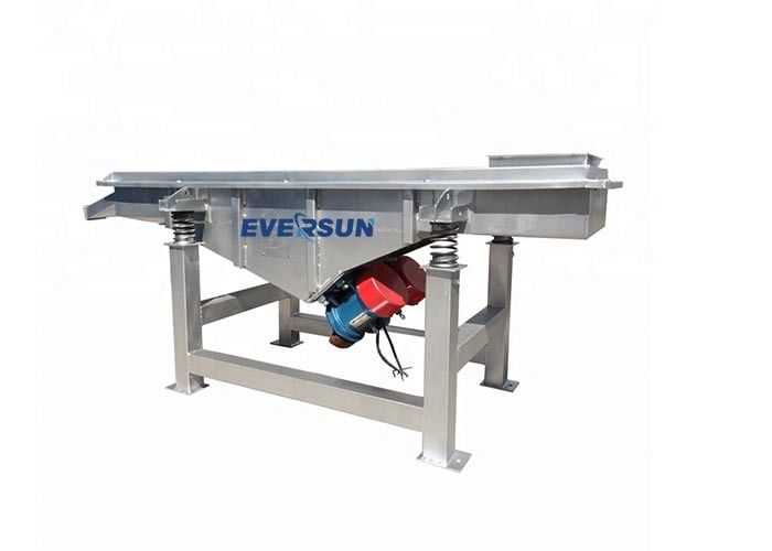 Double Motor Drive Linear Vibrating Screen For Syrup