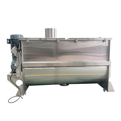 Máquina de mezclas de cinta horizontal para mezclas rápidas y uniformes en las industrias de alimentos químicos y materiales de construcción