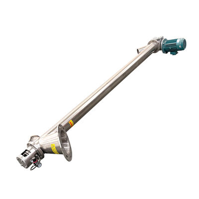 Transportador de tornillo de auge diseñado para el flujo de materiales en procesos de producción industrial para mover granos de polvo y pequeños bloques sin problemas
