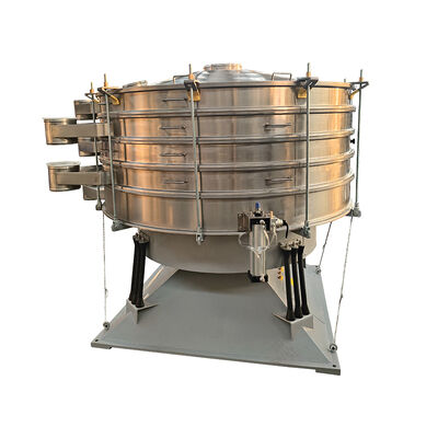 Máquina de filtrado de tumbler de acero inoxidable de grado alimenticio con una estructura de filtrado de oscilación única para una separación efectiva del material