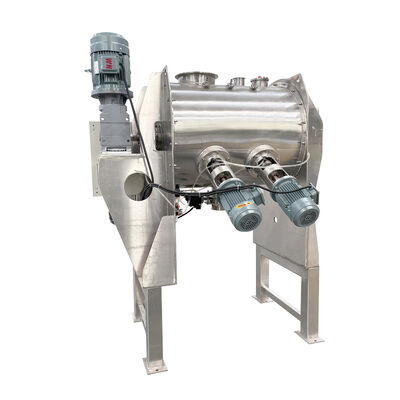 Mezclador de arado de acero inoxidable con sistema de control PLC y rotación de cuchillo de arado de alta velocidad para mezclar uniformemente