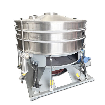 Máquina de cribado rotativa diseñada para un mantenimiento sencillo y un cribado suave de materiales finos y pegajosos frágiles en la industria