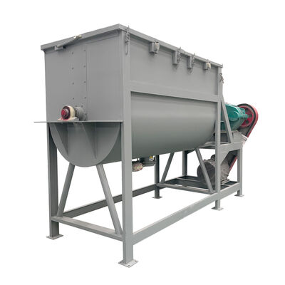 Máquina de mezclar cinta de acero inoxidable con sistema de control PLC para mezclar industrial de volumen personalizable