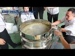 Diámetro 1500 mm Acero al carbono / Acero inoxidable pantalla circular vibrante