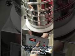 Máquina de pantalla de prueba circular de acero inoxidable de 8 capas