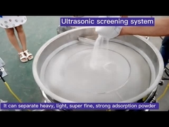 Máquina vibrante ultrasónica de acero del tamiz del SUS/de carbono para el polvo fino Siftering