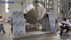 Mezclador de doble cono de 3000L: La elección ideal para mezclas de alta capacidad y eficiencia.